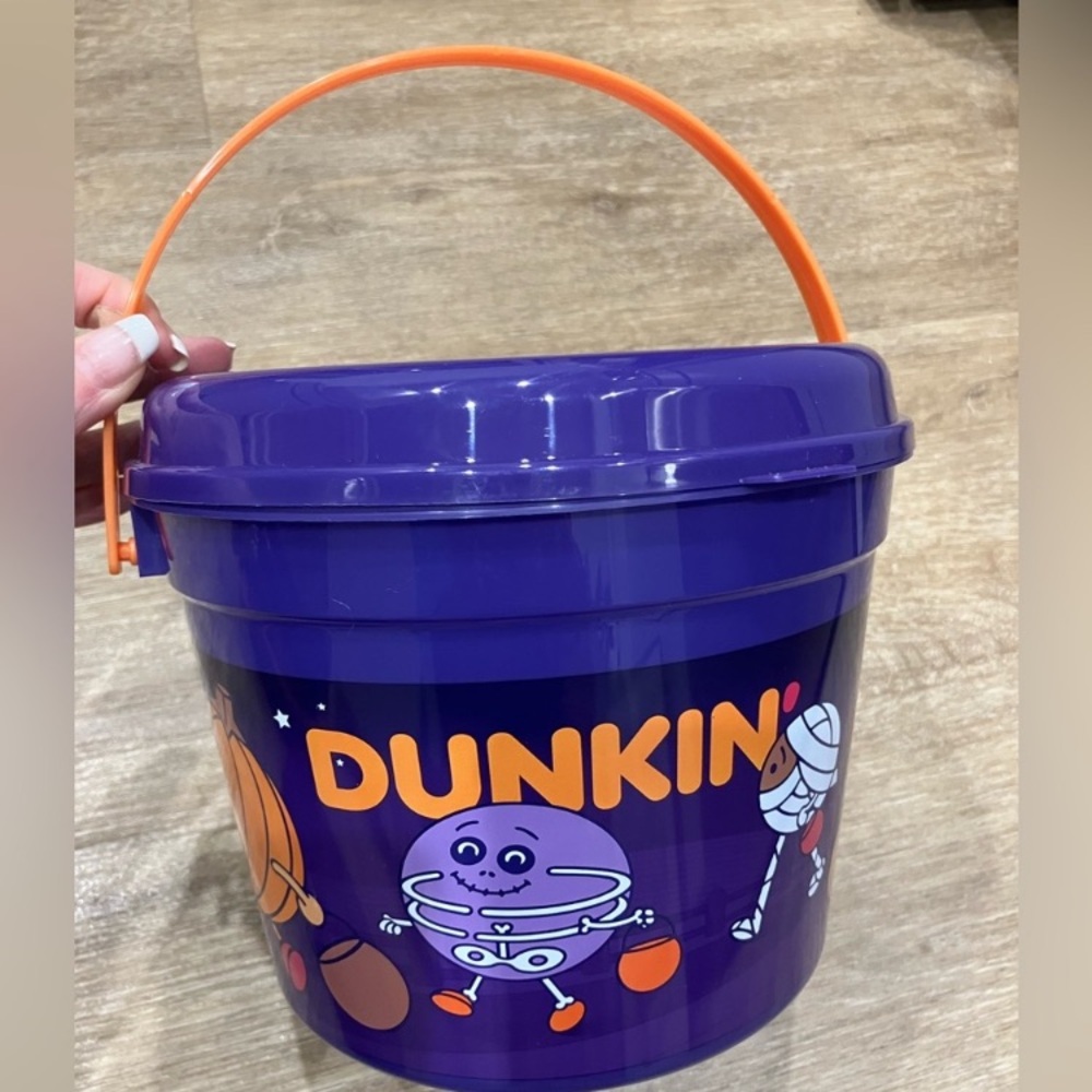 Dunkin Donuts spooky Halloween trick or treating bucket - Picture 3 of 8